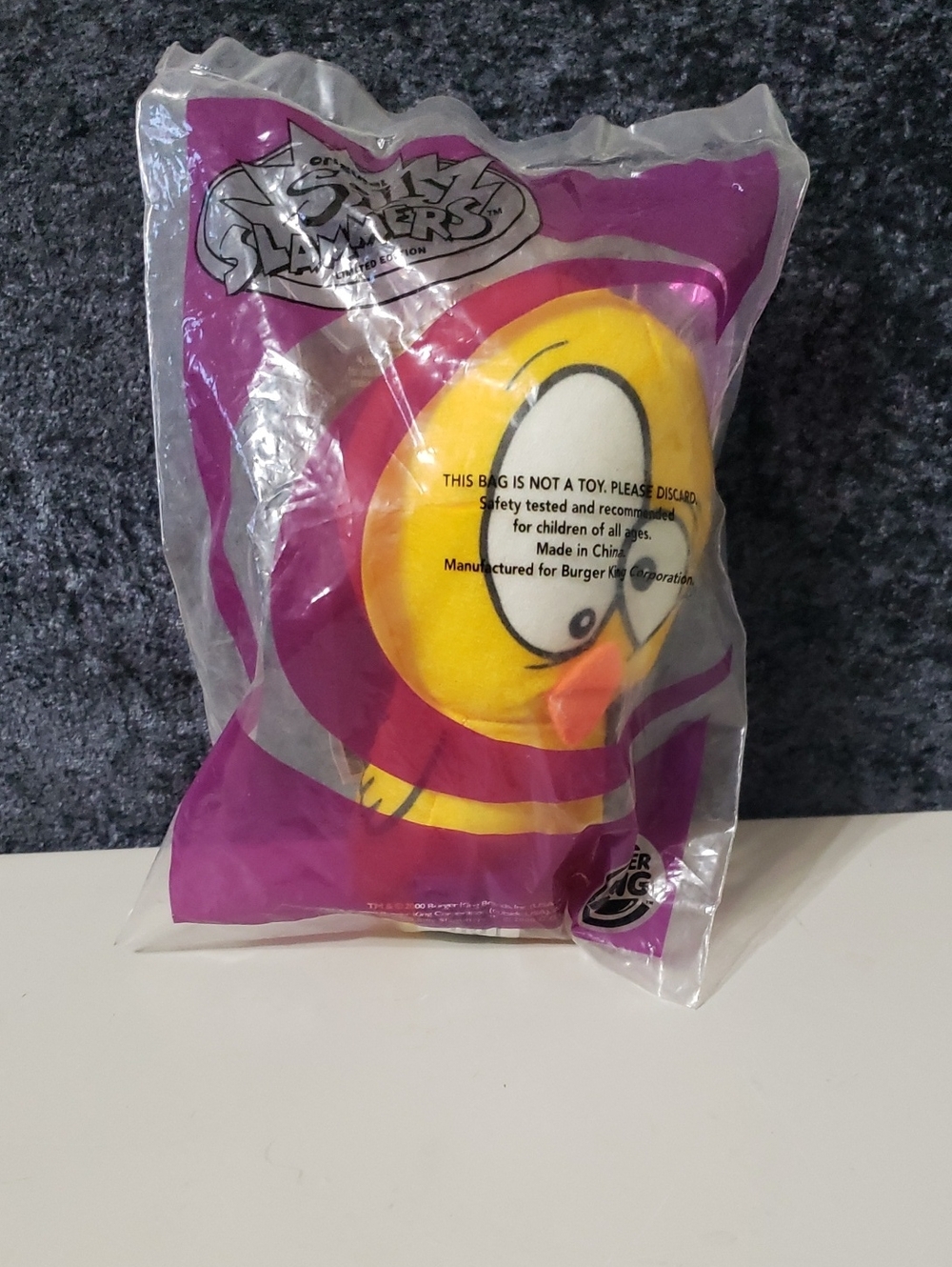 Burger King Silly Slammers Limited Edition #5 Chirpie Plush Toy Sealed in Bag